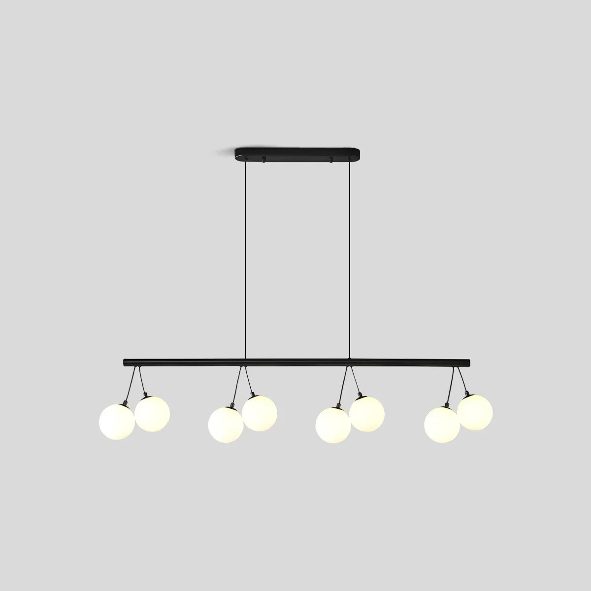 flairel Valentina Nordic LED Glass Ball Chandelier