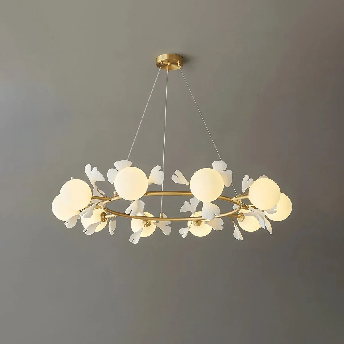flairel Evander Ginkgo Chandelier for Dining Area