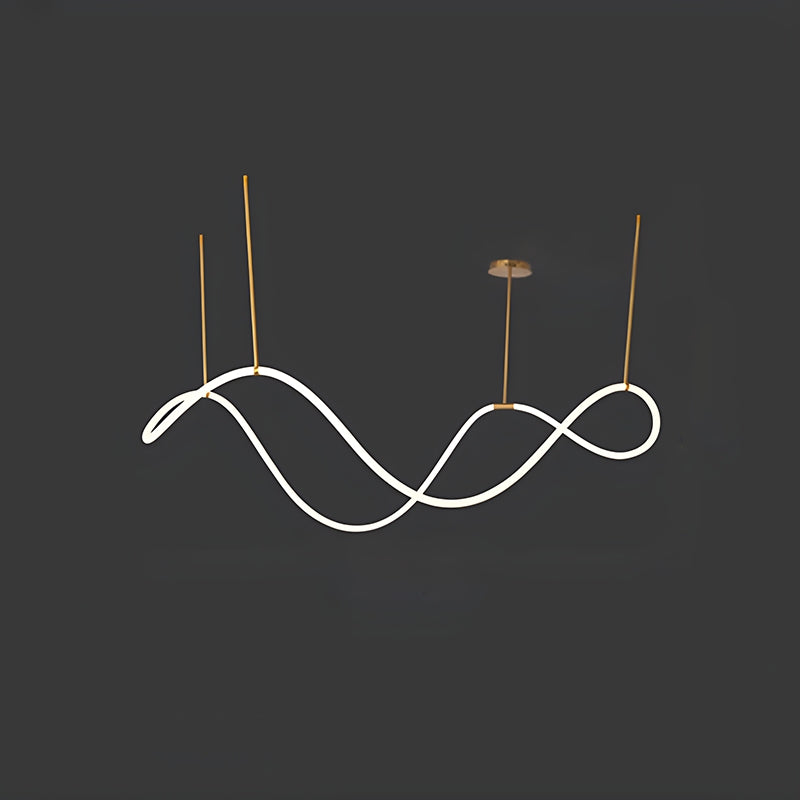 flairel Modern Long Hose Led Pendant Light for Dining Room