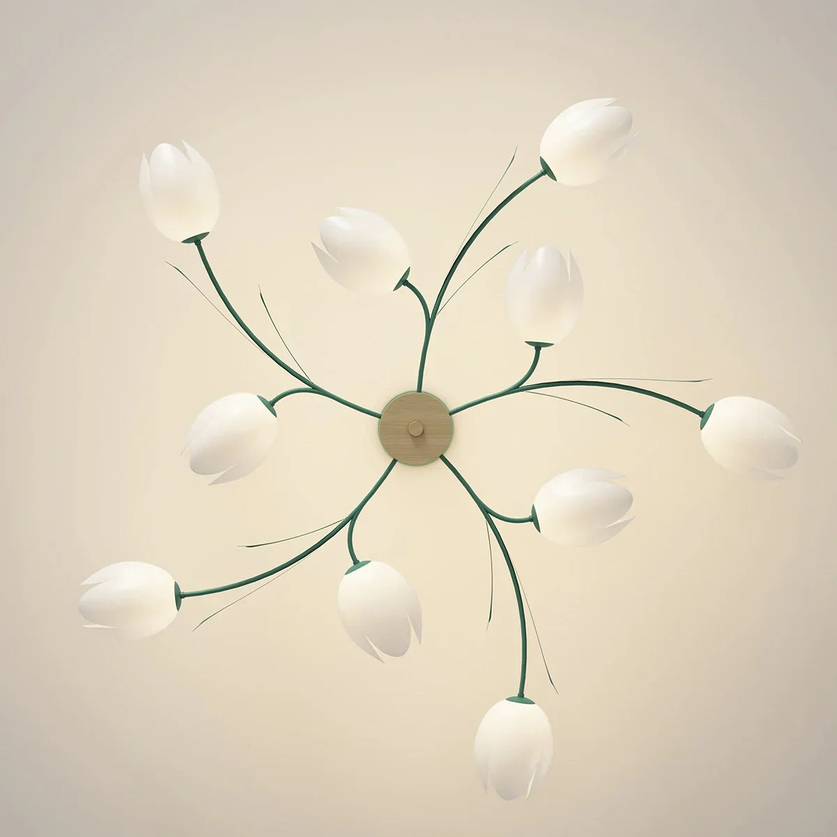 flairel Magnolia Bud Living Room Chandelier