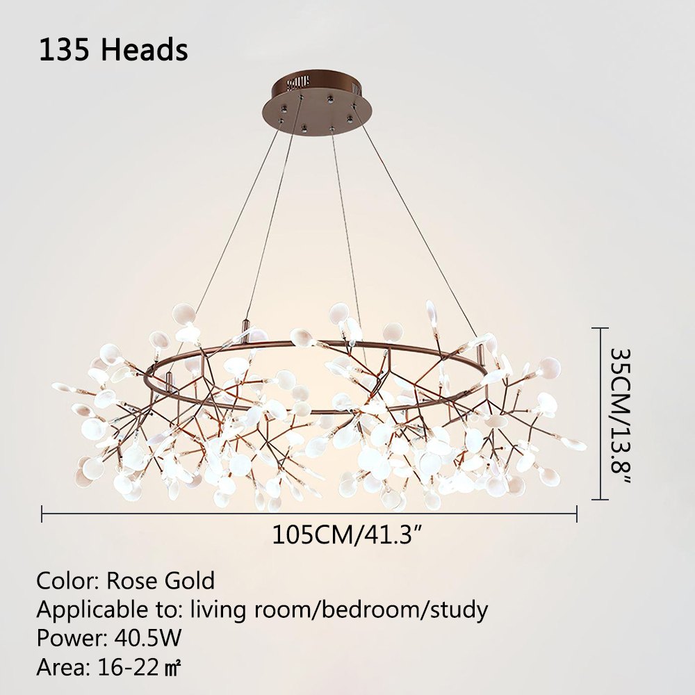 flairel Branch Firefly Chandelier for Living Room