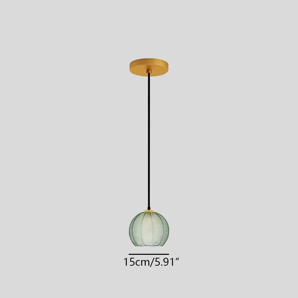 flairel Aalin Frosted Glass Pendant Light for Dining Room