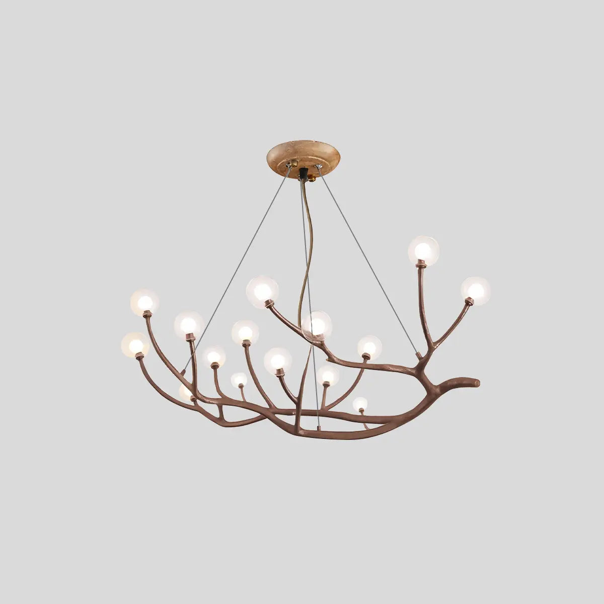 flairel Arvore Branch Glass Chandelier for Dining Room