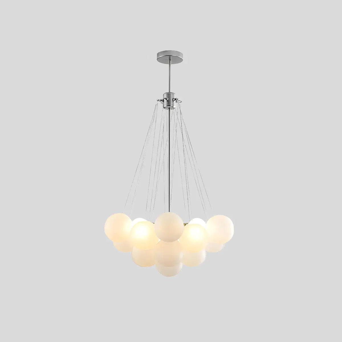 flairel Modern Bubble Glass Chandelier for Living Room