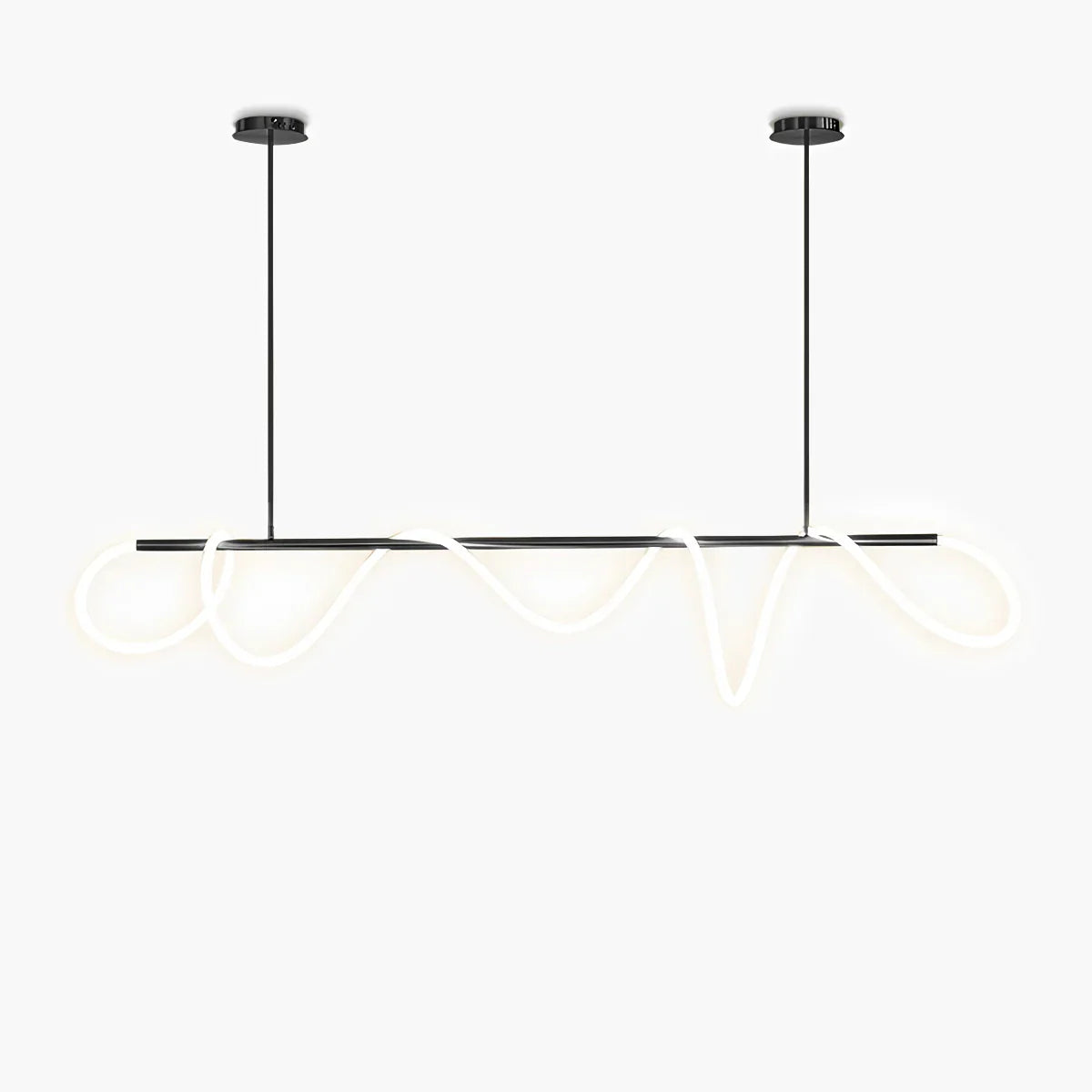 flairel Modern Long Hose Led Pendant Light for Dining Room