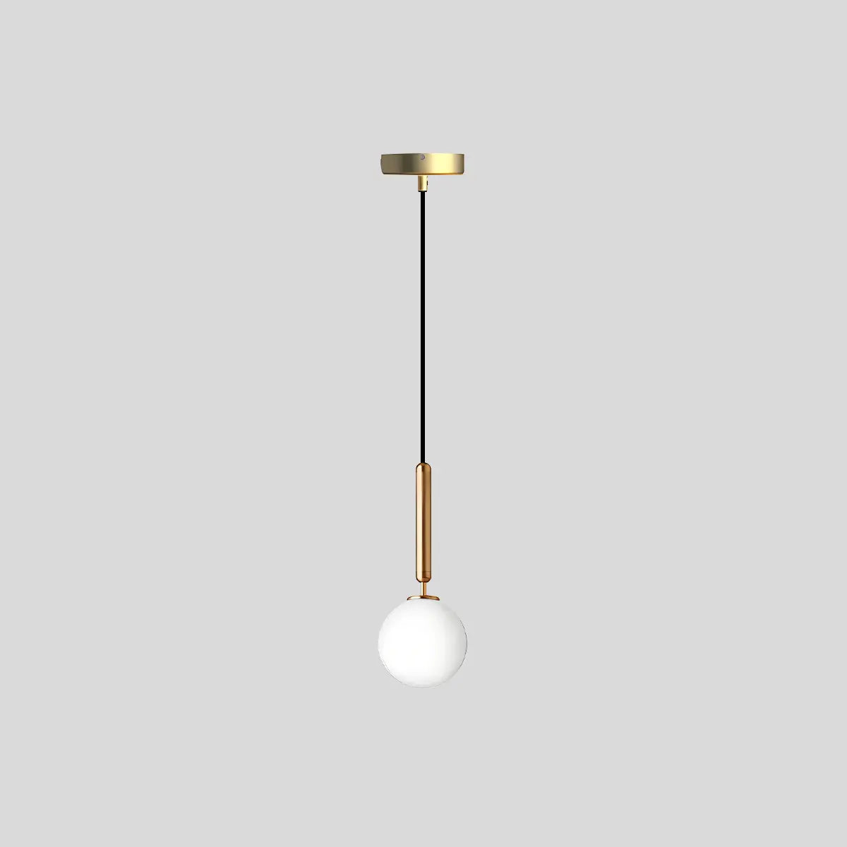 flairel Temen Globe Glass Pendant Light for Kitchen Island