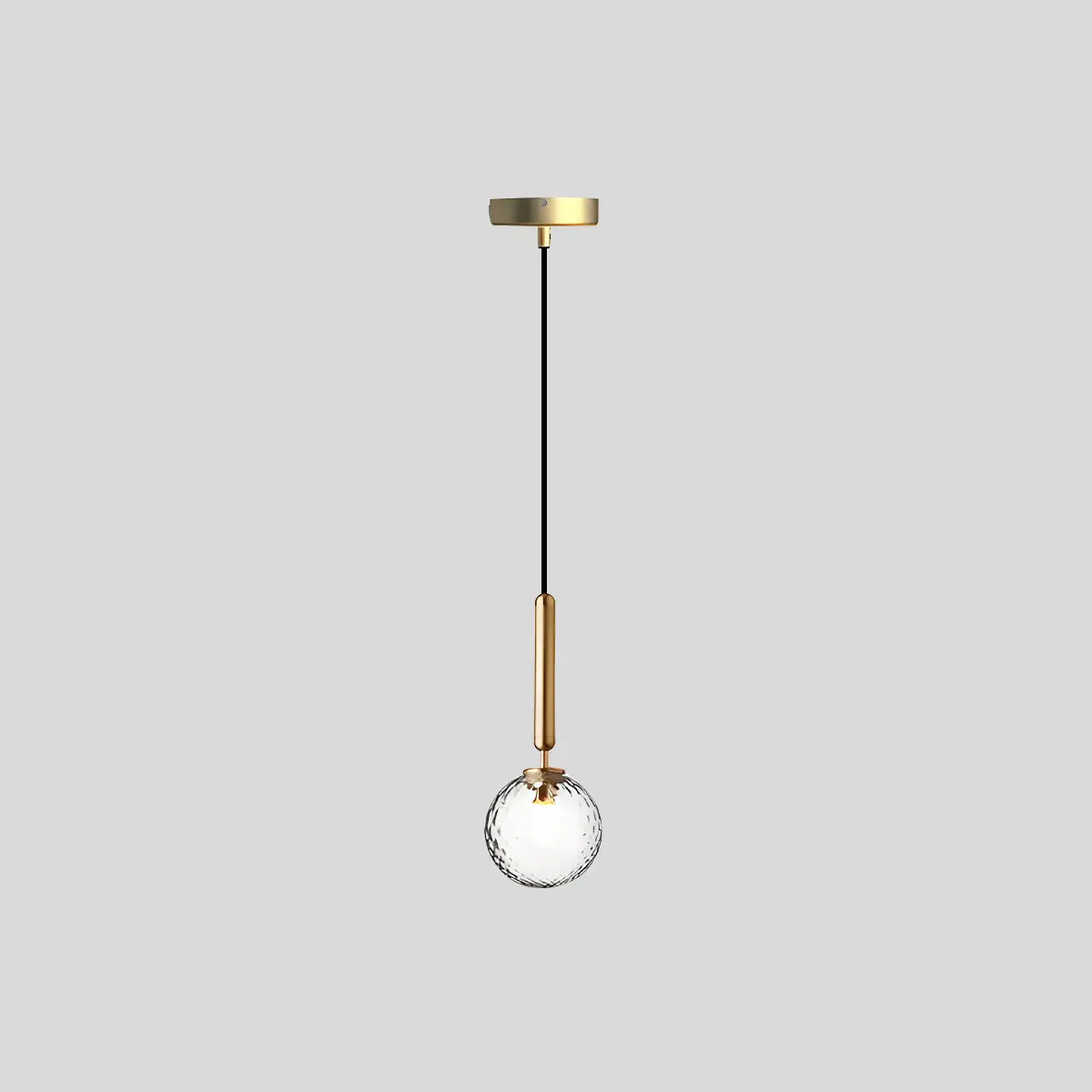 flairel Temen Globe Glass Pendant Light for Kitchen Island