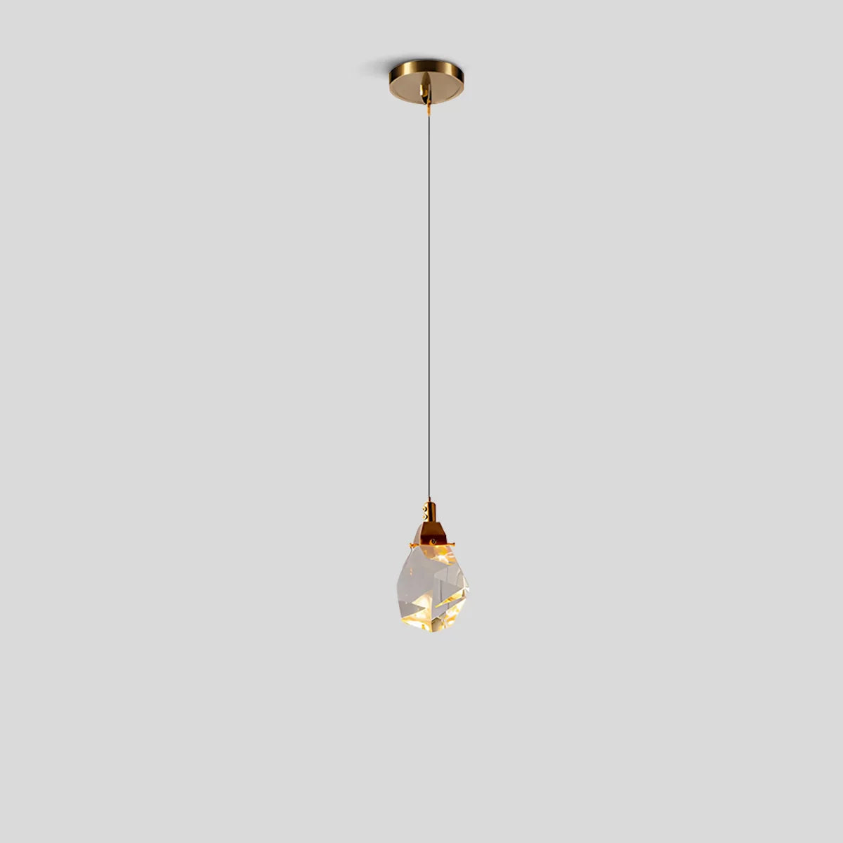 flairel Rock Crystal Rain Chandelier for Living Room