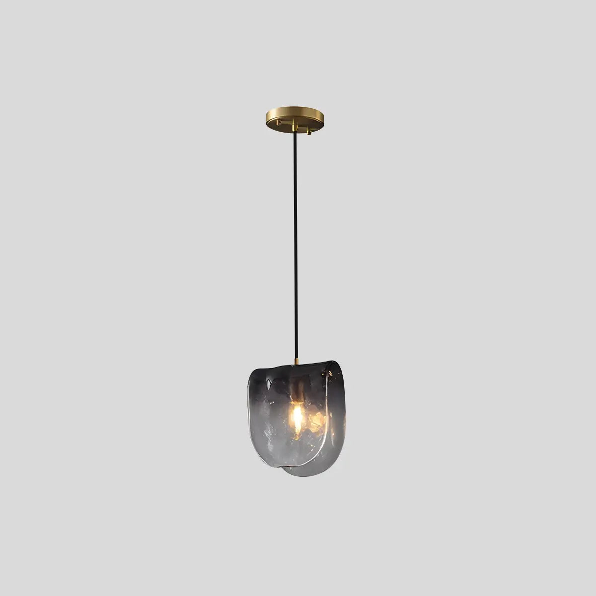 flairel Modern Gradient Glass Pendant Light for Bedside