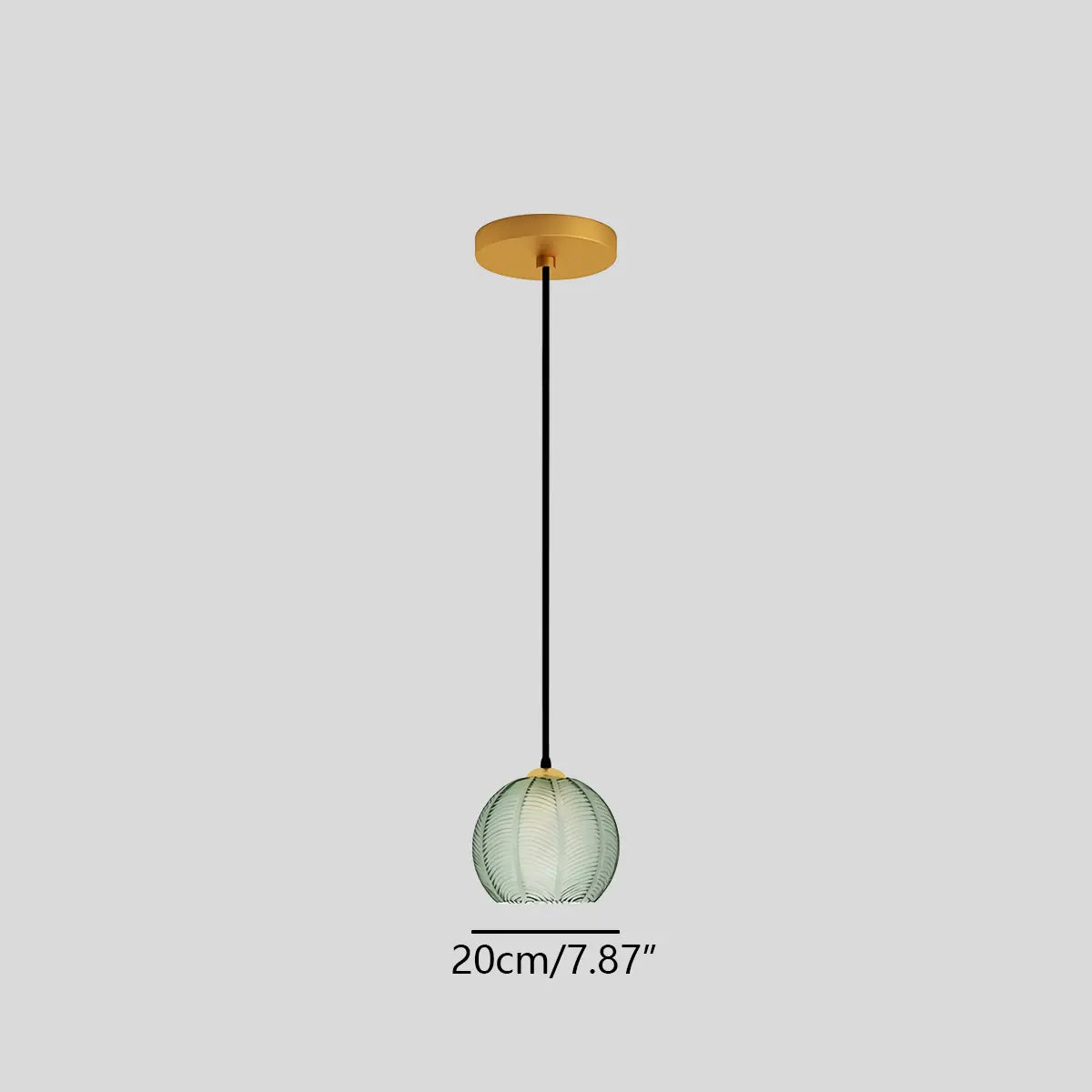 flairel Aalin Frosted Glass Pendant Light for Dining Room