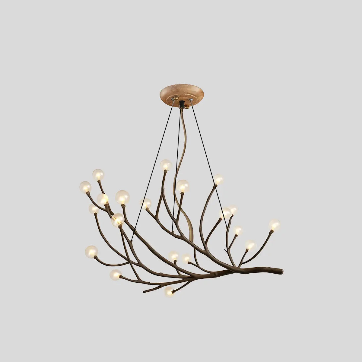 flairel Arvore Branch Glass Chandelier for Dining Room
