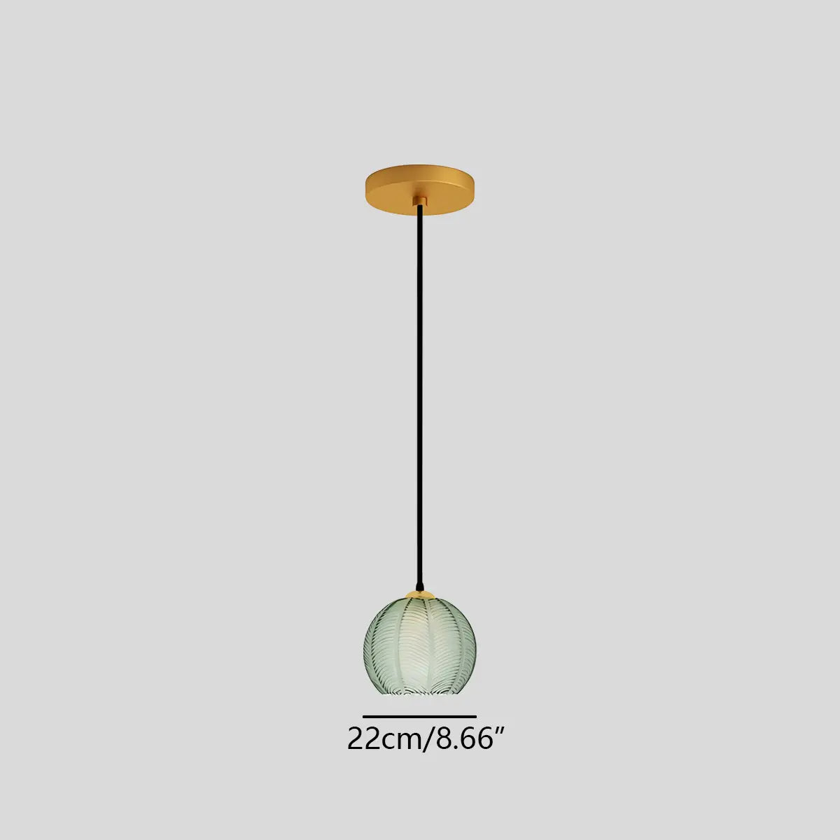 flairel Aalin Frosted Glass Pendant Light for Dining Room