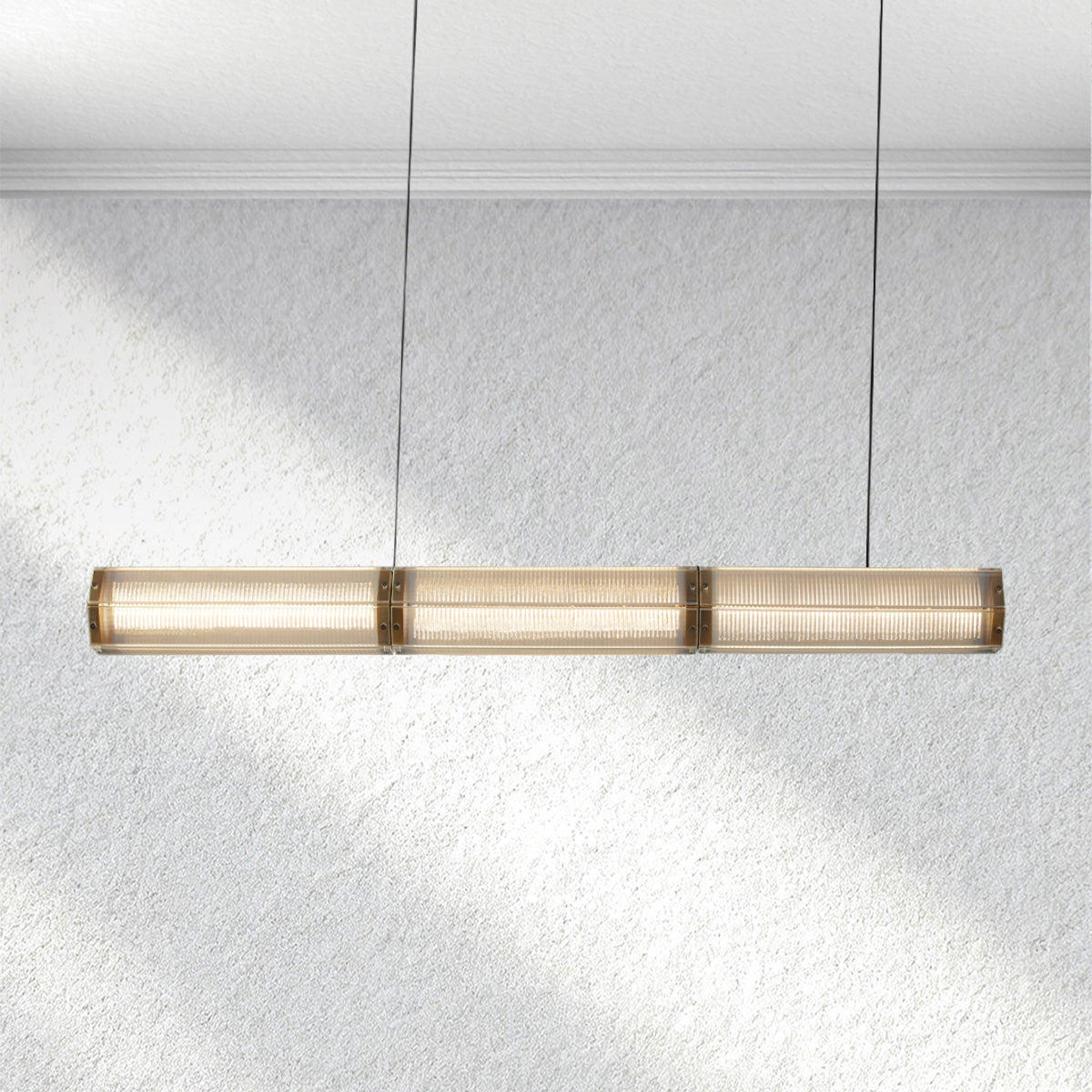 flairel Sunleaf Linear Chandelier