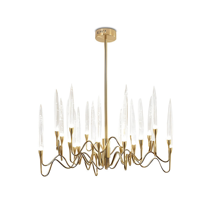 flairel Modern Branch Chandelier & Floor Lamp