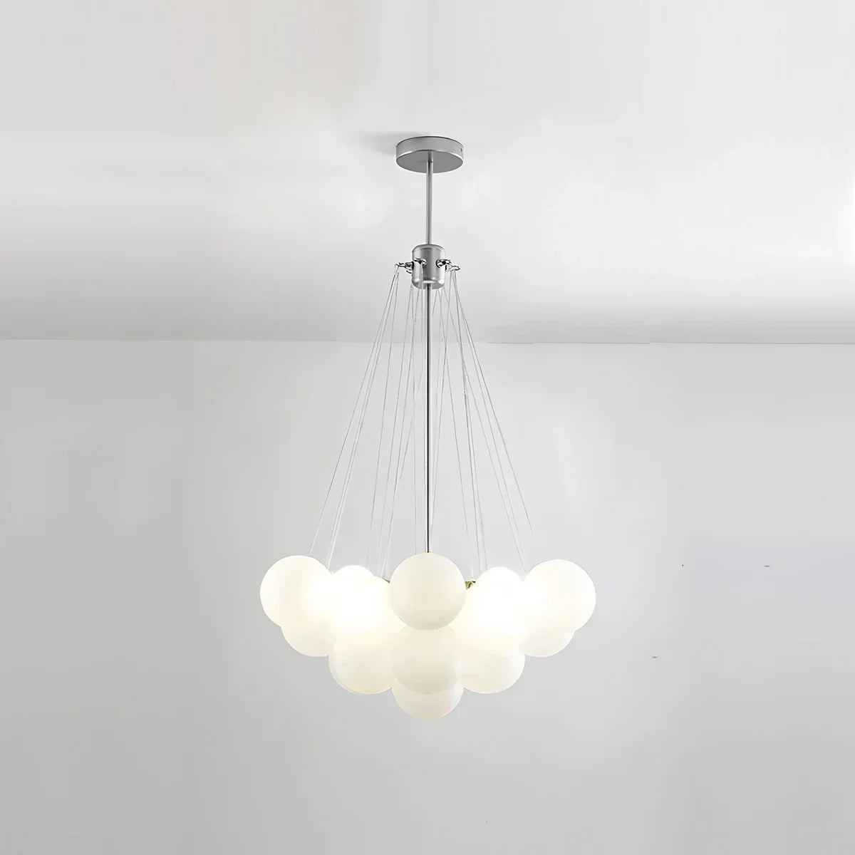 flairel Modern Bubble Glass Chandelier for Living Room