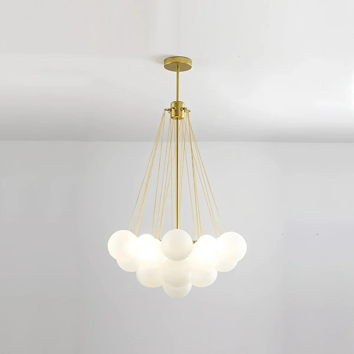 flairel Modern Bubble Glass Chandelier for Living Room