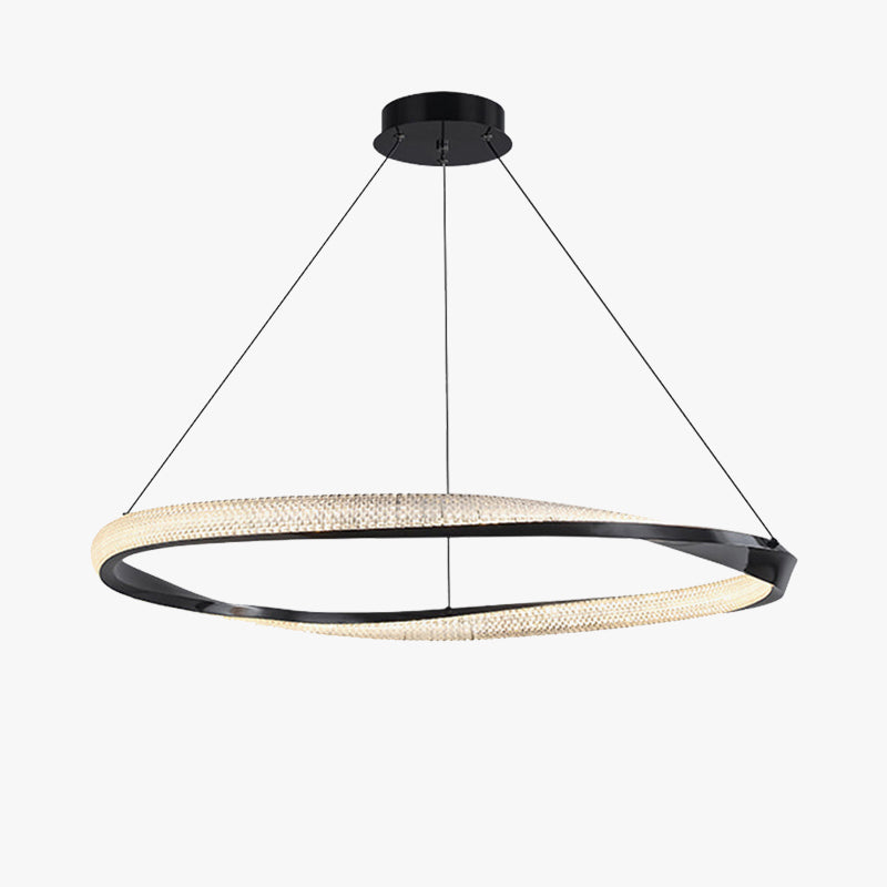 flairel Modern Simple Mobius Circle Chandelier