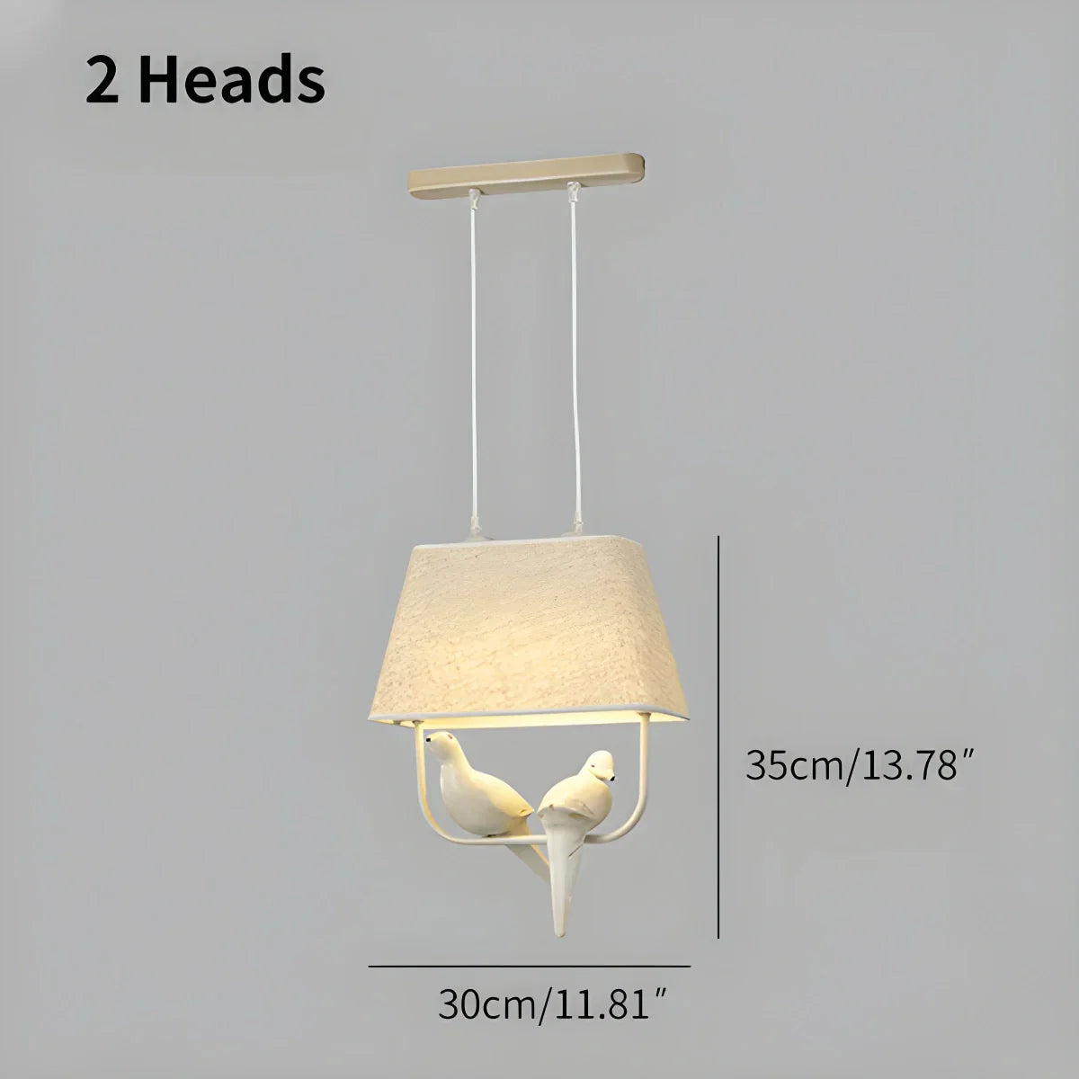flairel Nordic Bird Pendant Light for Living Room Bedroom
