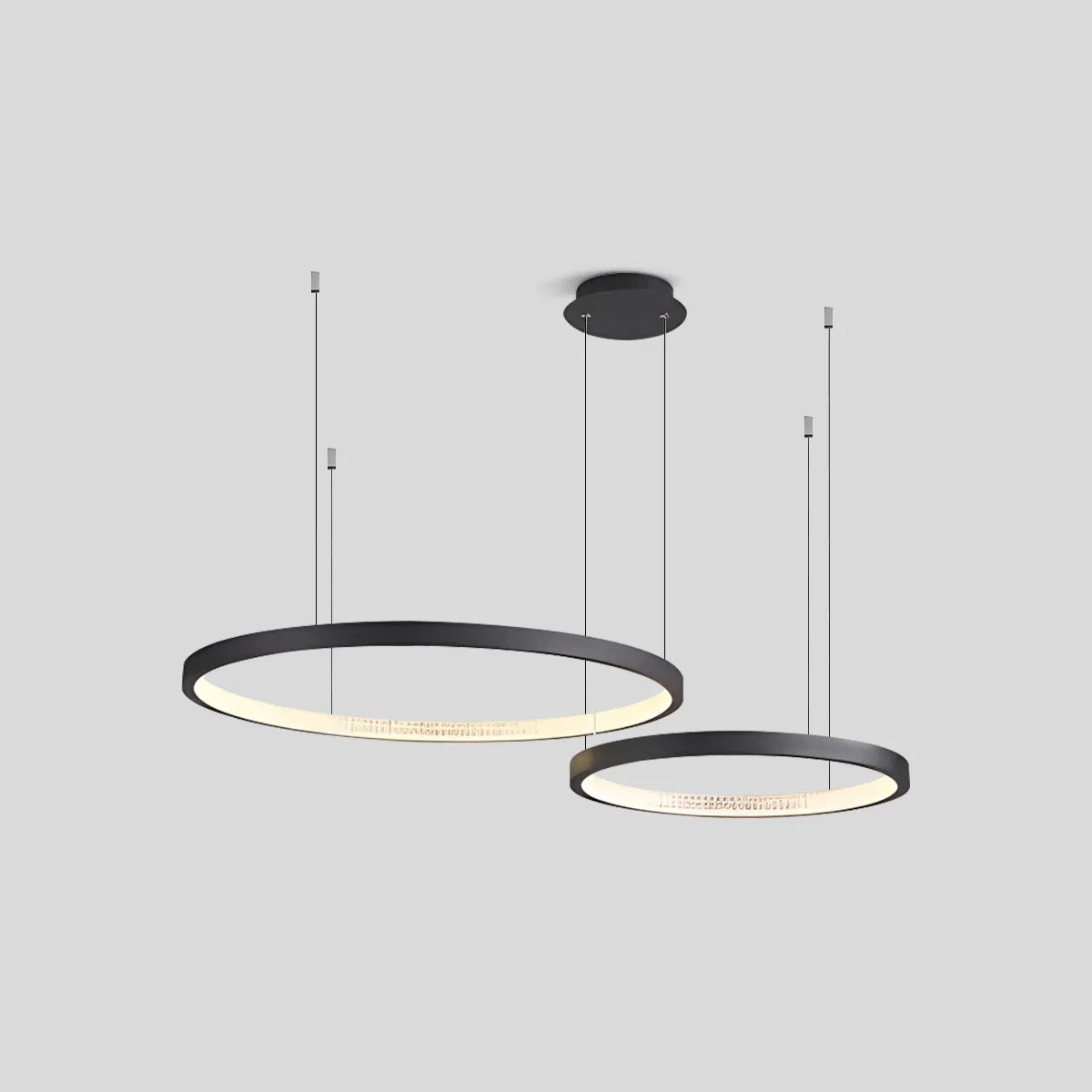flairel Nordic Simple Ring Ceiling Chandelier