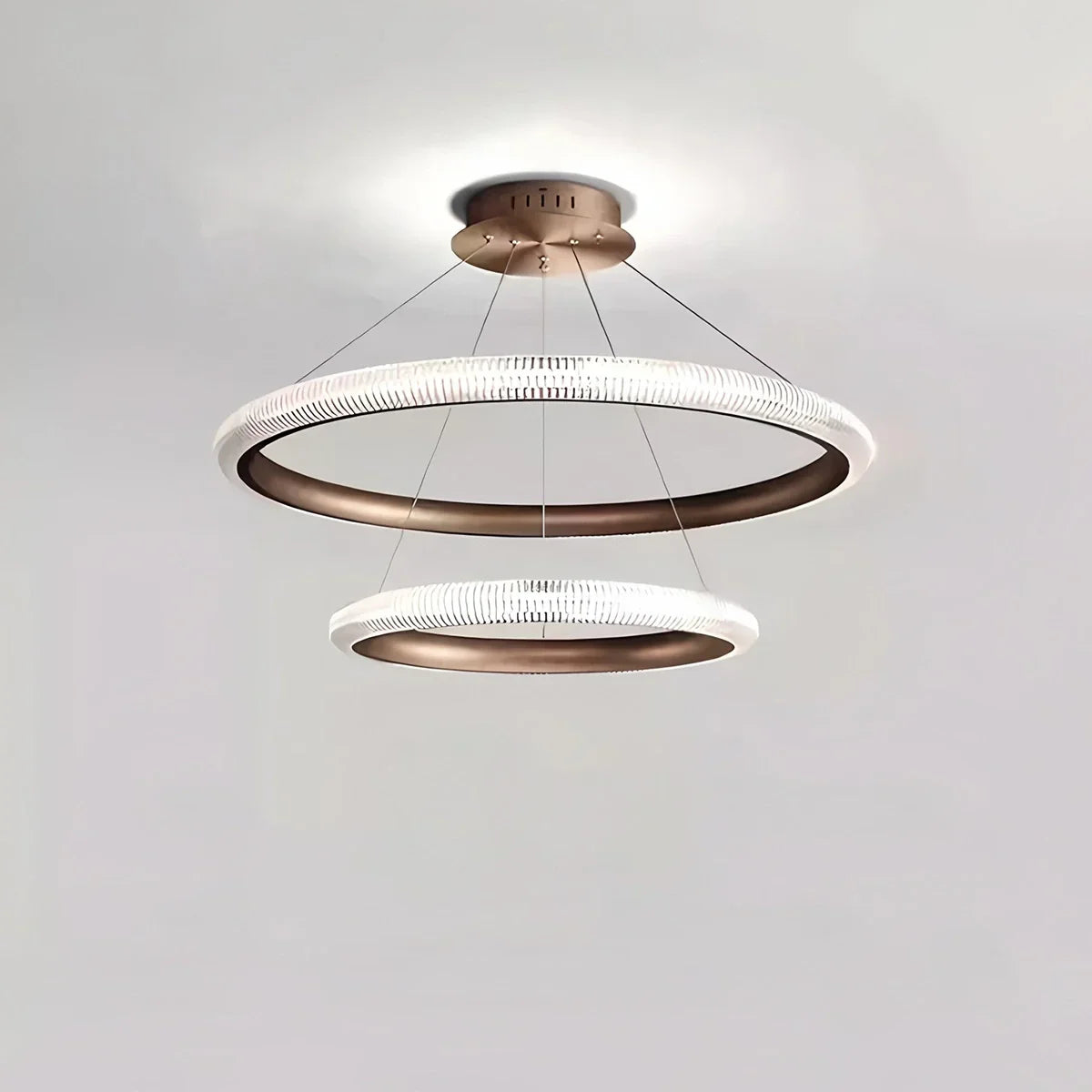 flairel Nordic Circular Chandelier for Living Room