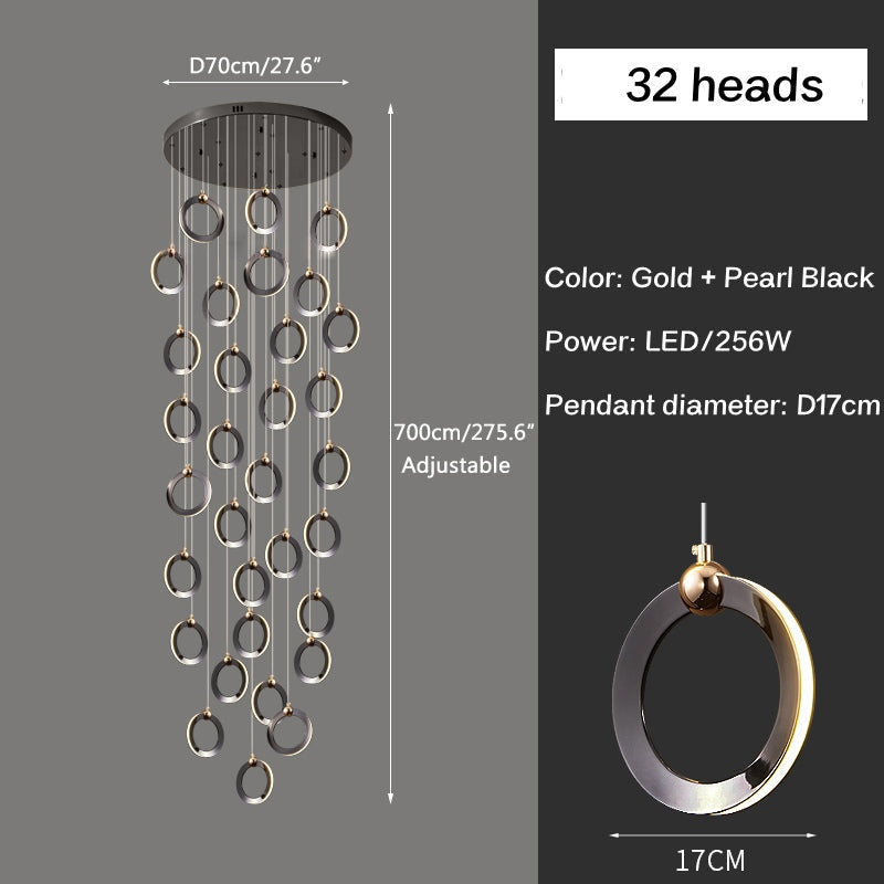 flairel Nordic LED Ceiling Chandelier
