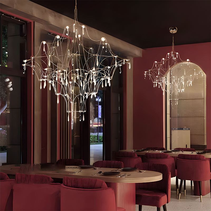 flairel Adjustable Large Creativity Crystal Chandelier