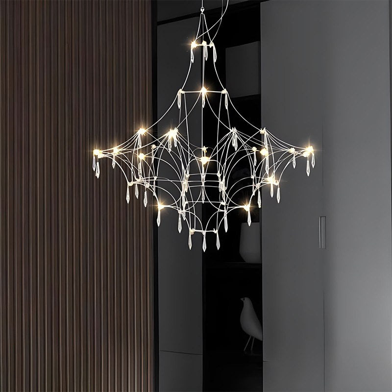 flairel Adjustable Large Creativity Crystal Chandelier
