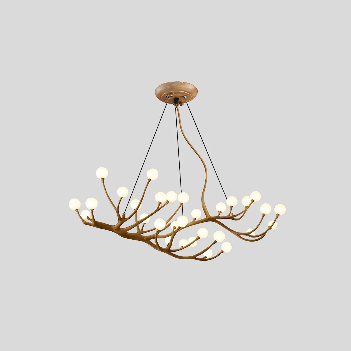 flairel Arvore Branch Glass Chandelier for Dining Room