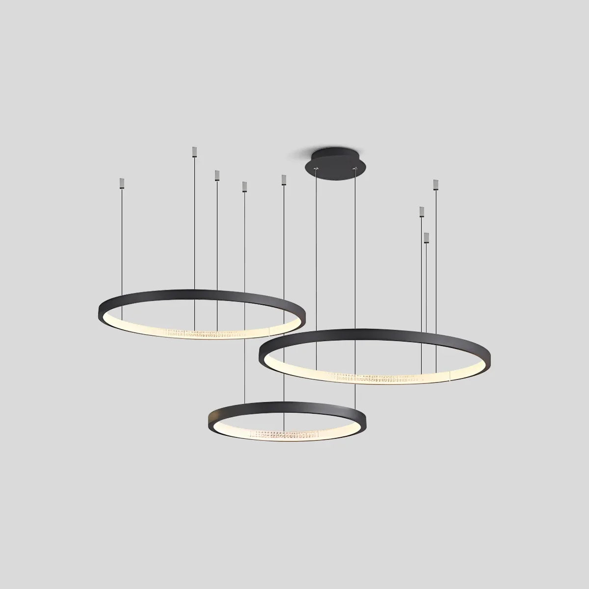 flairel Nordic Simple Ring Ceiling Chandelier