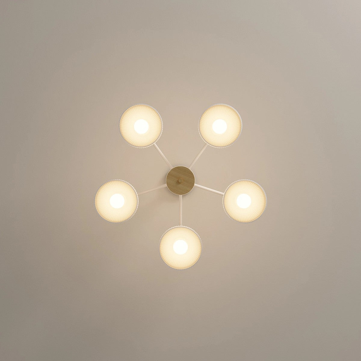 flairel American Country Retro Living Room Chandelier