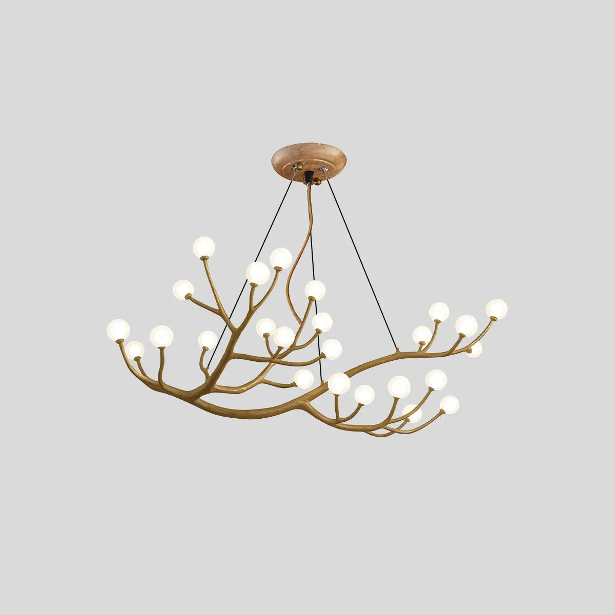 flairel Arvore Branch Glass Chandelier for Dining Room