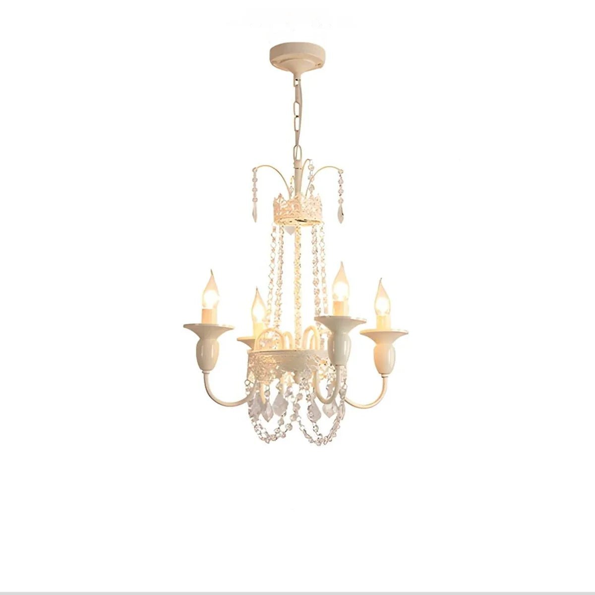 flairel French Candle Crystal Chandelier