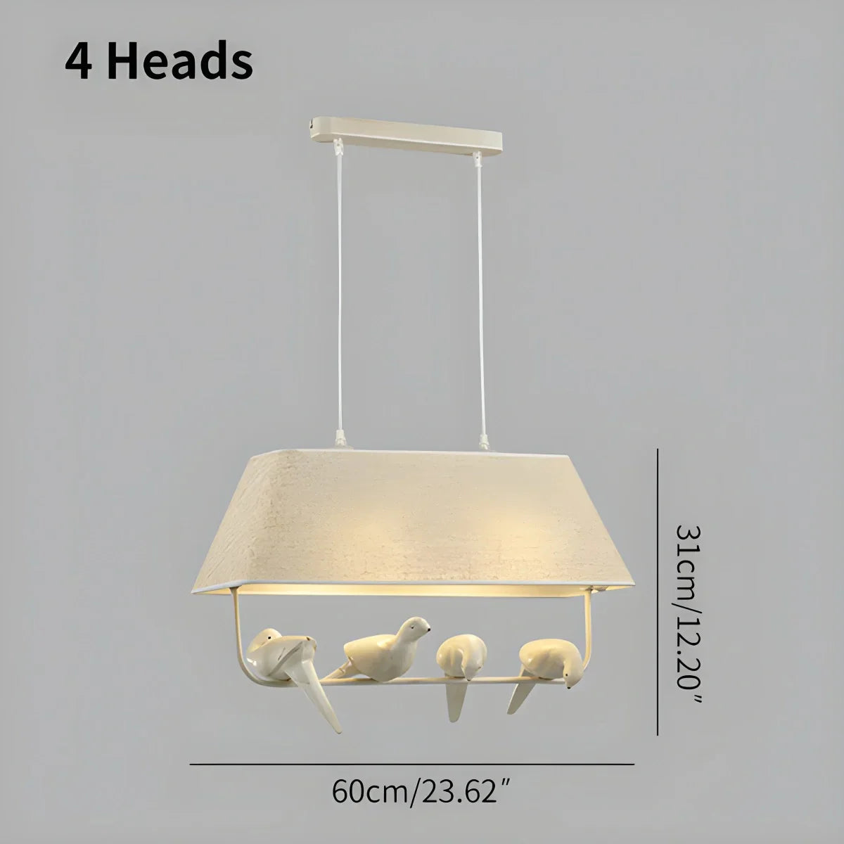 flairel Nordic Bird Pendant Light for Living Room Bedroom