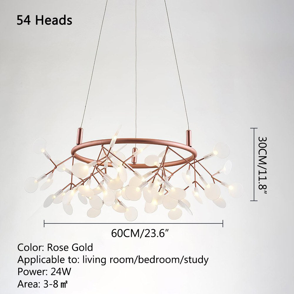 flairel Branch Firefly Chandelier for Living Room