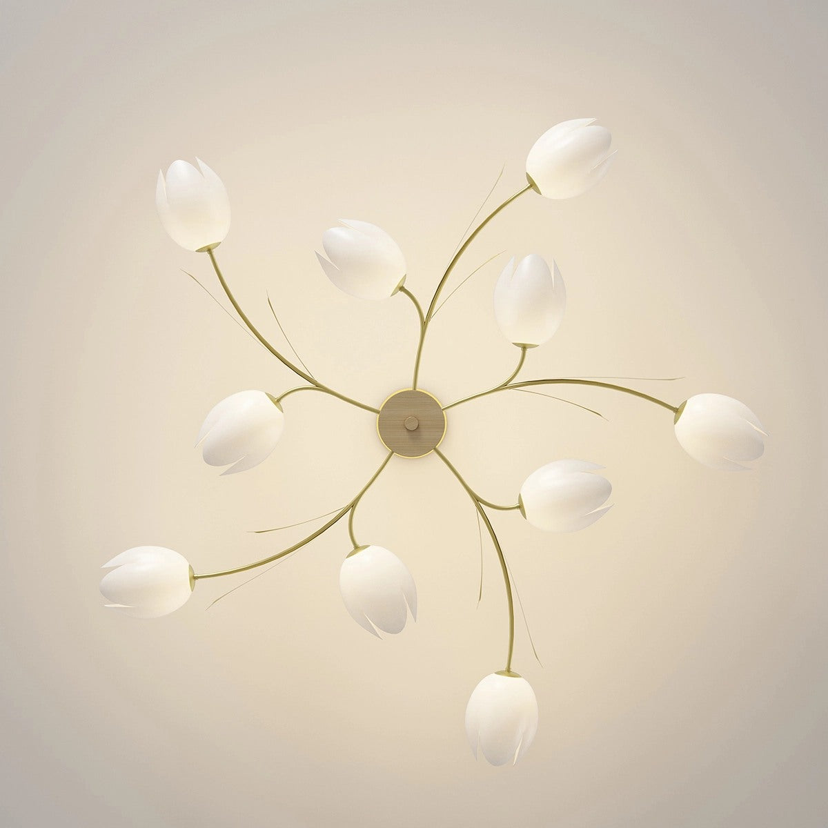 flairel Magnolia Bud Living Room Chandelier