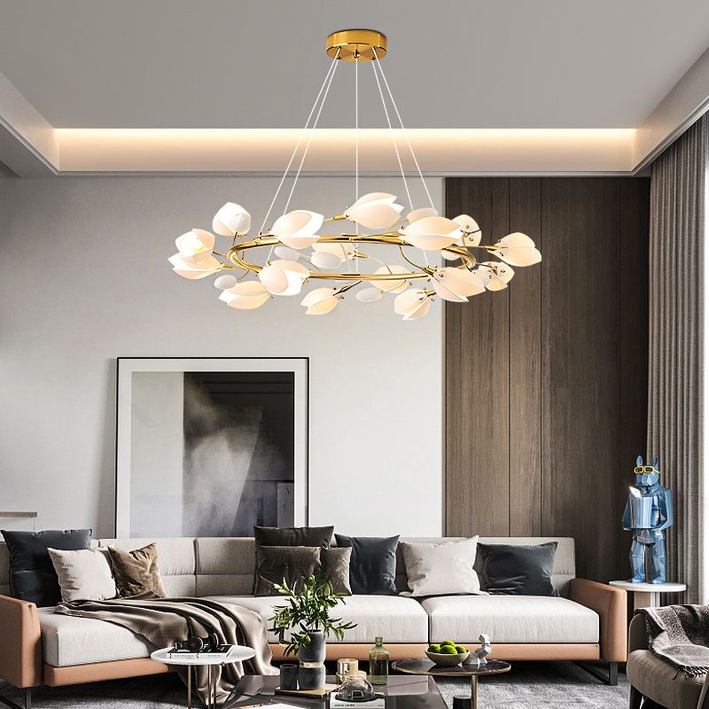 flairel Ceramics Magnolia Chandelier