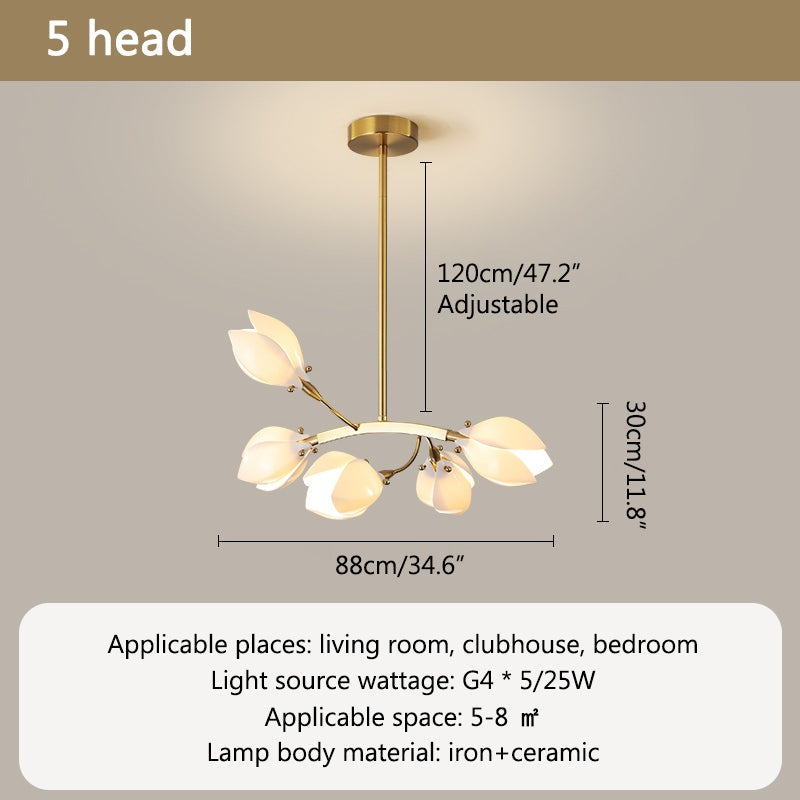 flairel Ceramics Magnolia Chandelier