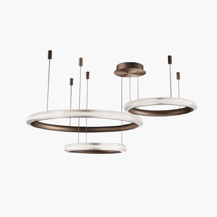 flairel Nordic Circular Chandelier for Living Room