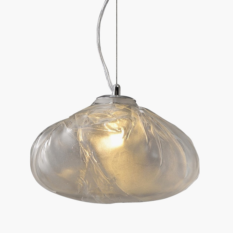 flairel Light Luxury Cloud Shape Glass Pendant Light
