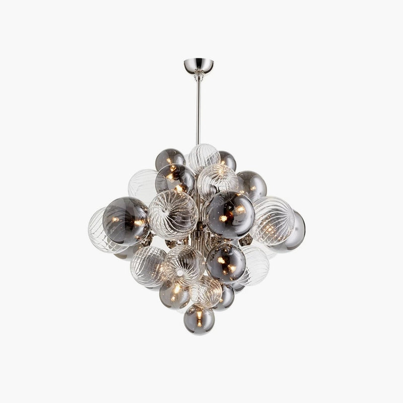 flairel Nordic Glass Bubble Chandelier