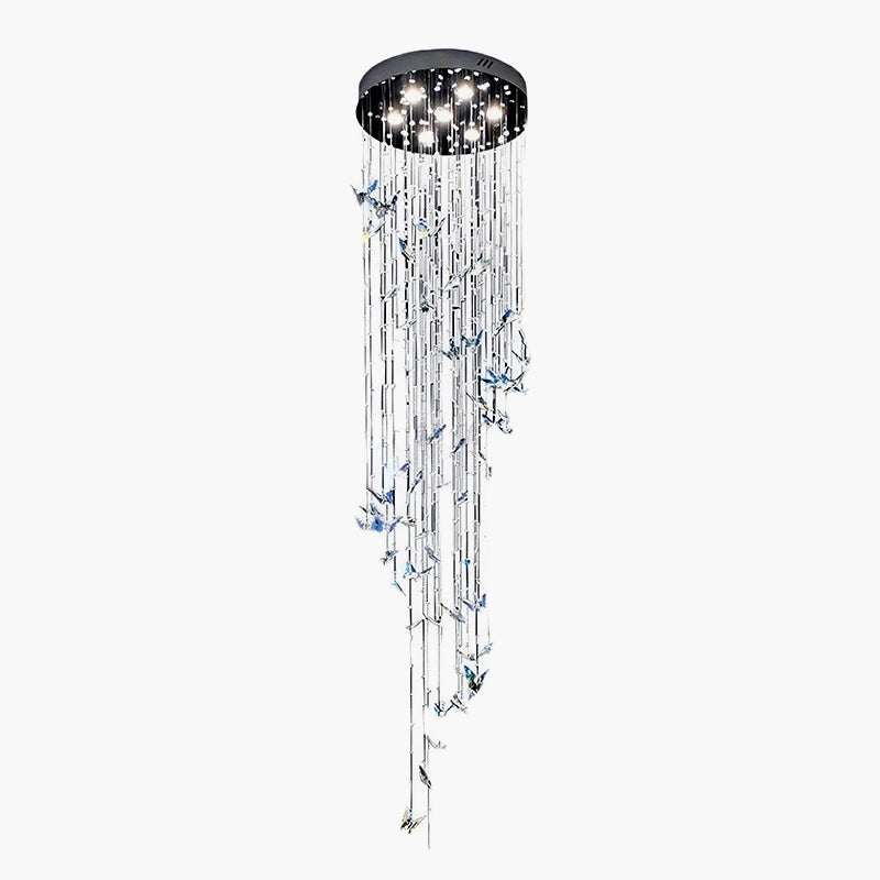 flairel Butterfly Chandelier Hanging Lights for Staircase