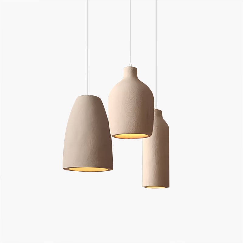 flairel Simple Gypsum Pendant Lights for Dining Room