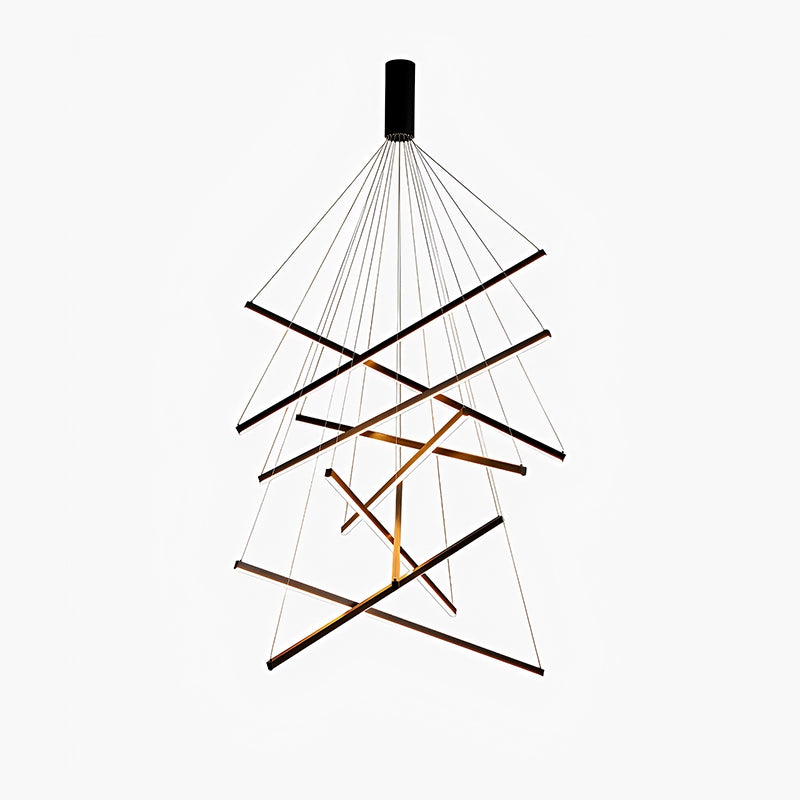 flairel Custom Multi Light Sticks LED Chandelier