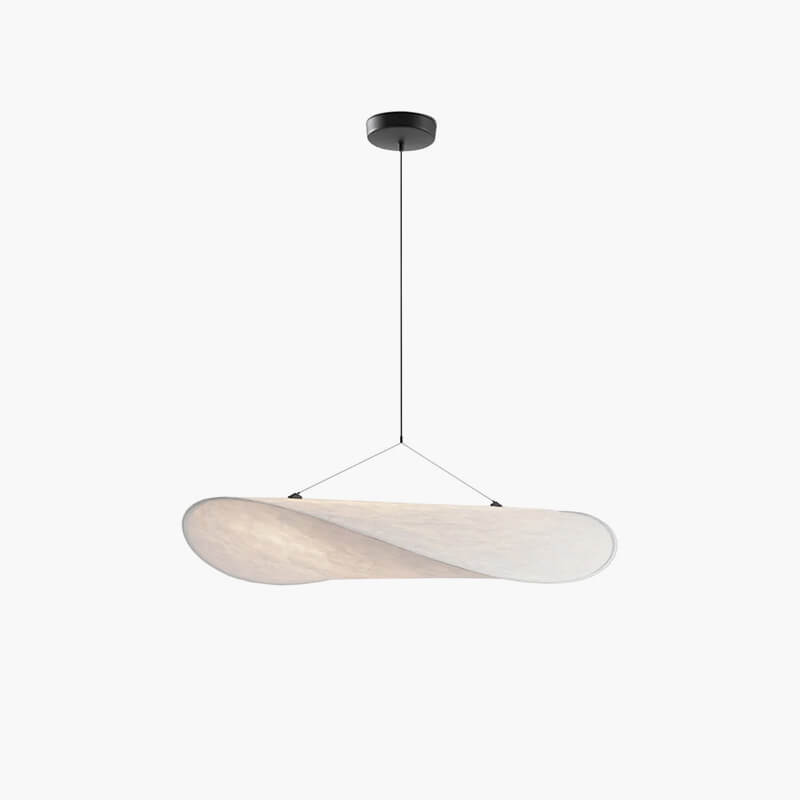 flairel Zen Art Cloud Shape Silk Pendant Light for Living Room
