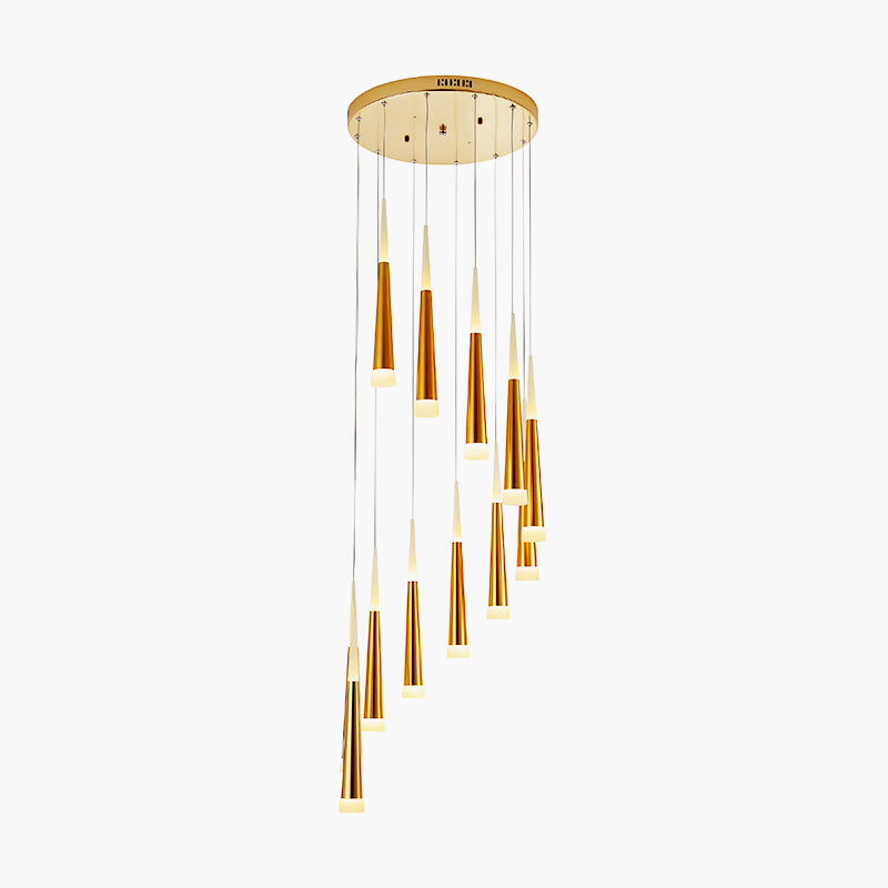 flairel Meteor Shower Chandelier for Staircase