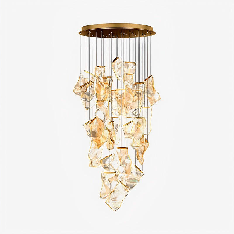 flairel Light Luxury Art Large Chandelier