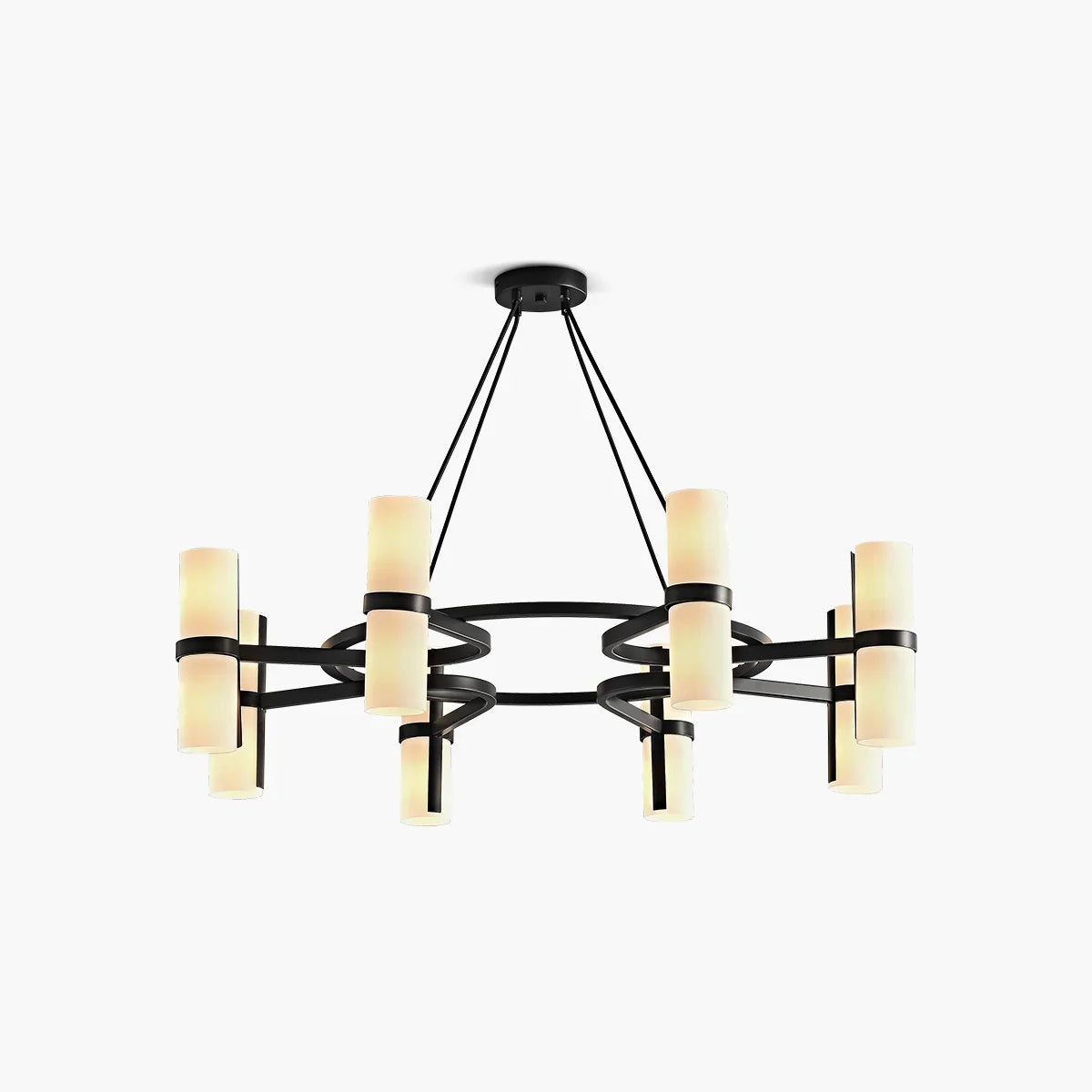 flairel Nordic Creative Multi-Headed Round Chandelier