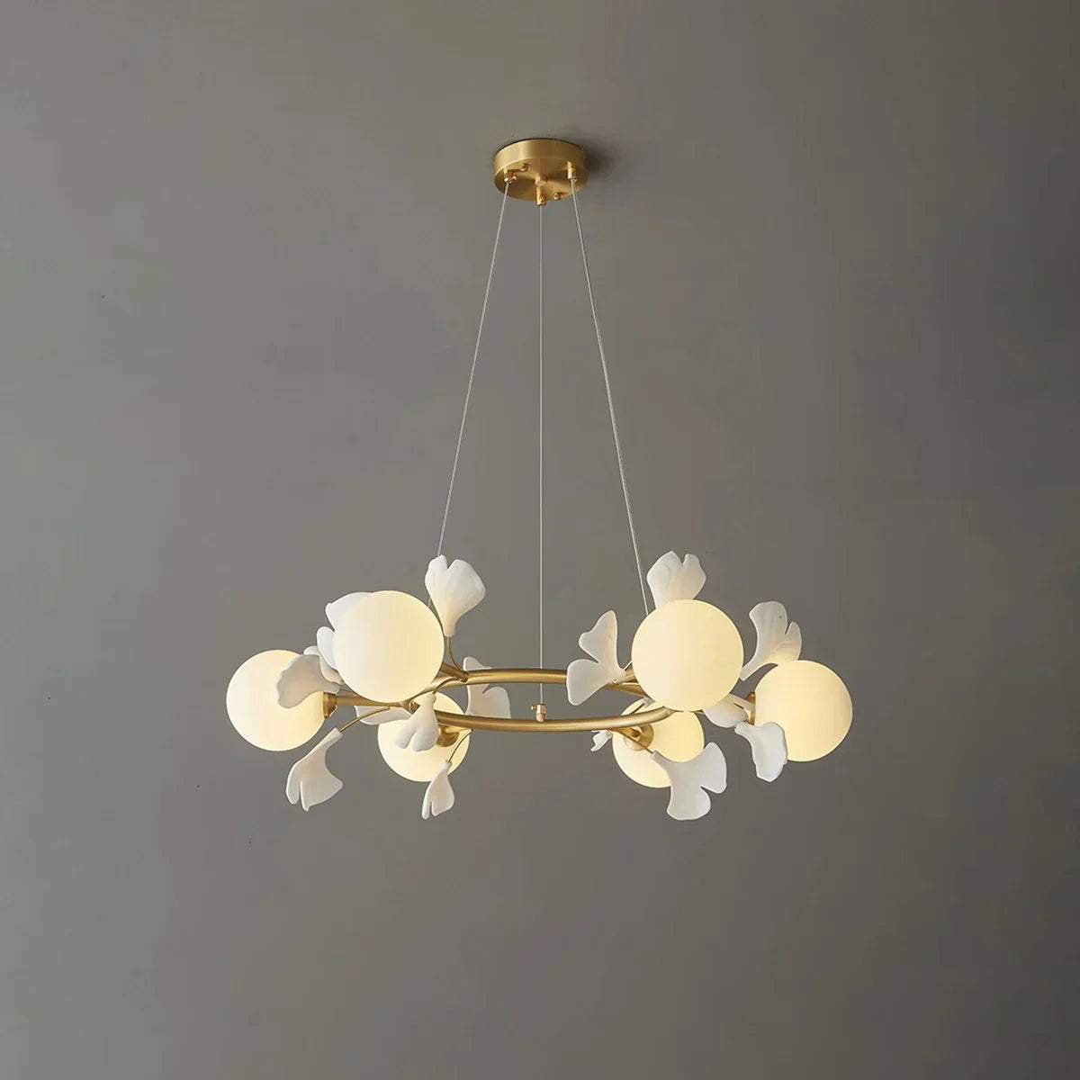 flairel Evander Ginkgo Chandelier for Dining Area