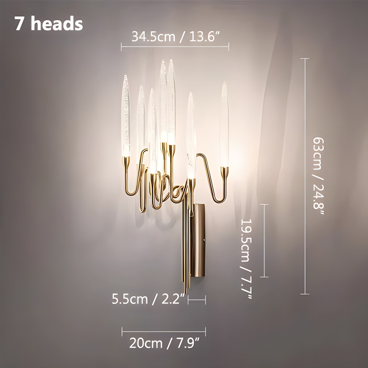 flairel Modern Branch Chandelier & Floor Lamp
