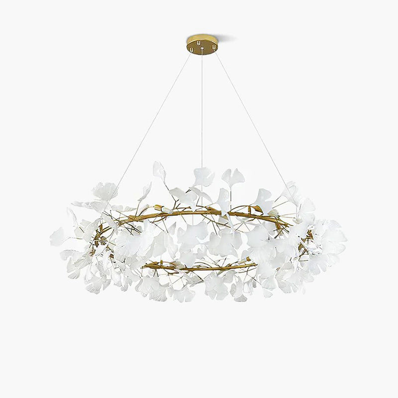 flairel Ginkgo Chandelier-C Hanging Light Fixtures